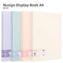 Deli Nusign Display Book A4 40 page Warna Pastel Serbaguna NS195