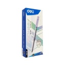 Deli Ballpoint Pen / Pulpen 0.5mm Tinta Hitam Isi 12pcs/box CQ193