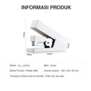 Deli Nusign Effortless Stapler / Staples Hemat Tenaga 20 Lembar NS081