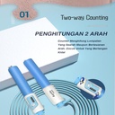 Deli Agnite Jump Rope with Counter/Tali Skipping Kualitas Tinggi F4002