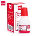 Deli Red Stamp Ink / Tinta Stempel Merah 40ml Anti Air 9874