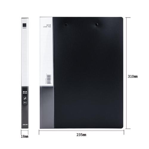 Deli File Clamp Folder Lever File / Tempat Menyimpan berkas A4 5301