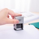 Deli Date Stamp / Stempel Tanggal Besar Huruf Cetakan Jelas EM75X10