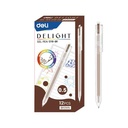 Deli Combo Set Pulpen Gel 11 Warna 0.5mm Warna Terang EG118-11pcs