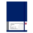 Deli Squared Notebook / Buku Catatan Kotak-Kotak A5 Cover Kulit EN00X