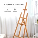 Deli Easel / Stand Meja Kayu Kokoh Untuk Menggambar 116.3x58cm 73879