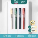 Deli Nusign Roller Pen / Pen Roller 0.5mm Tinta Hitam NS767