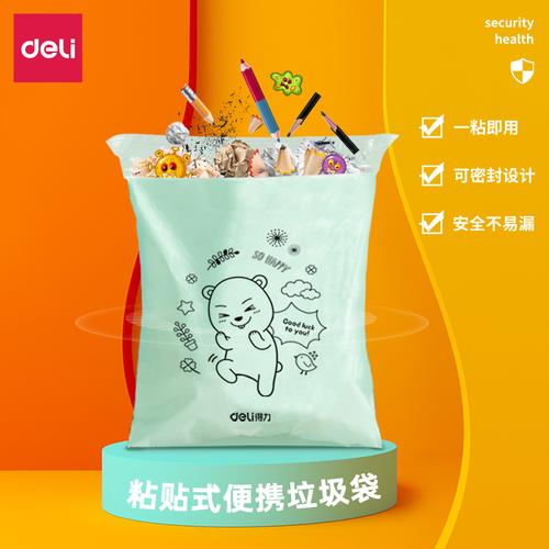 Deli Trash Bag / Plastik Sampah Bisa Ditempel Di Meja Praktis 18748