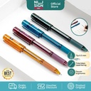 Deli Nusign GeL Pen / Pulpen Gel 0.5mm Tinta Hitam Hasil Halus NS558