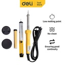 Deli soldering Iron Set /Set Soldering Listrik 6pcs/SET Metal DL5072