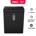 Deli Paper Shredder Mesin Penghancur Kertas Berkas Dokumen E9949