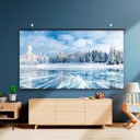 Deli Automatic Screen Proyektor / Layar Proyektor Otomatis 213cm 50446