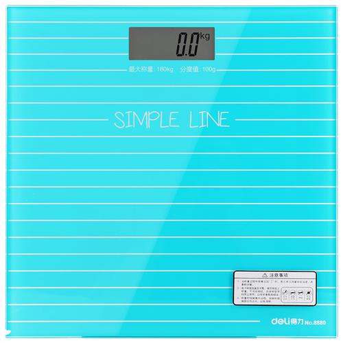 Deli Digital Body Scale/Timbangan Digital LCD Hingga 180kg 8880 86101