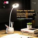 Deli Desk Lamp / Lampu Belajar Bisa Jadi Tempat Pulpen Adjustable 432X