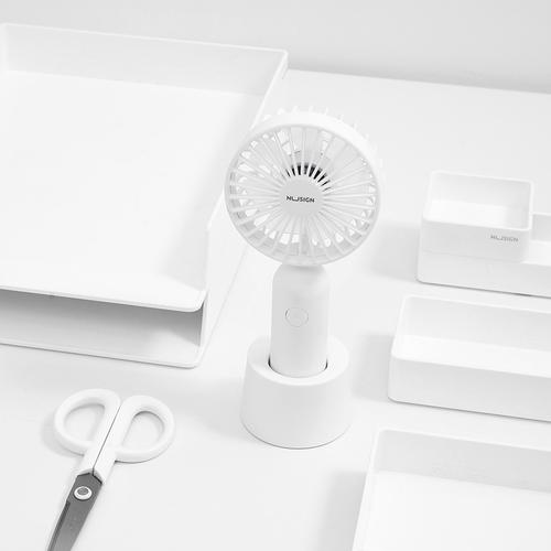 Deli Mini Fan / Kipas Mini 2200mah Bisa Diputar Material ABS NS916