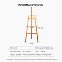 Deli Easel / Stand Meja Kayu Kokoh Untuk Menggambar 116.3x58cm 73879