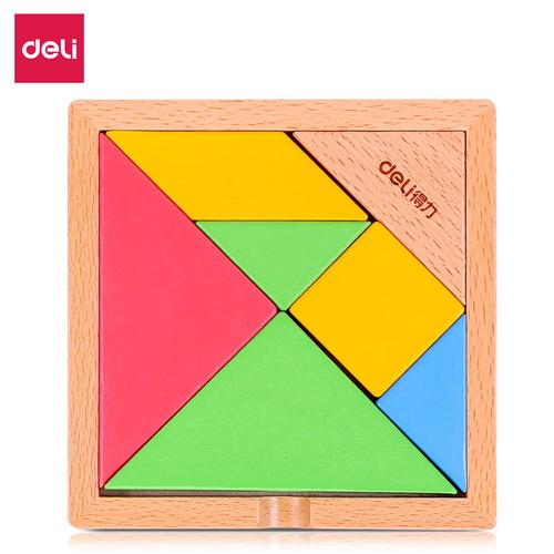 Deli Puzzle / Mainan Anak Puzzle Kayu Bisa Dibentuk Binatang 74304