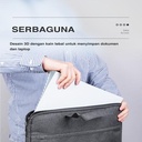 Deli Briefcase Tas Kantor Bahan cationic fabric Waterproof 2sekat 5590