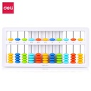 Deli Abacus / Papan Sempoa Alat Berhitung 5 Warna 11 Tiang 74320