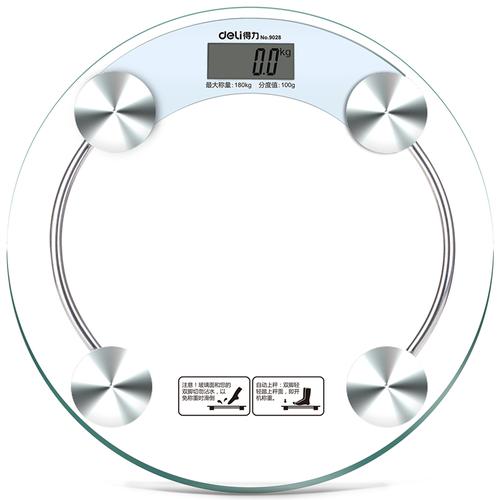 Deli Digital Scale / Timbangan Badan Digital Kuat Hingga 180kg 9028