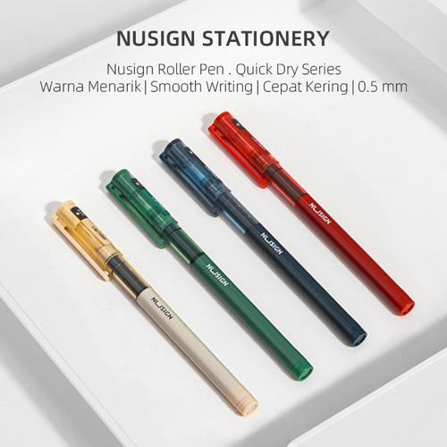 Deli Nusign Roller Pen / Pen Roller 0.5mm Tinta Hitam NS767
