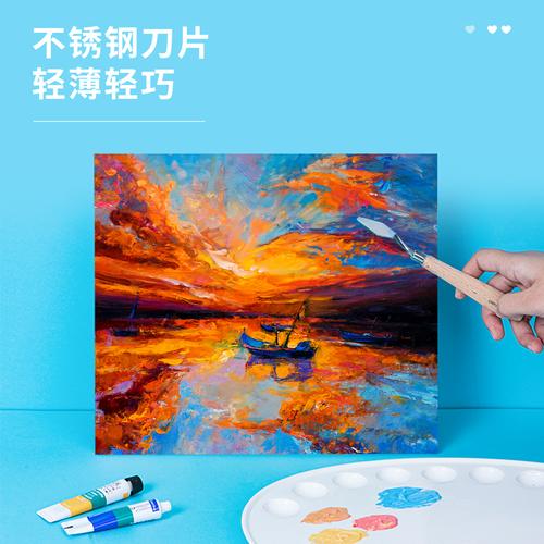 Deli Palette Knife Mixing / Pisau Spatula Lukis Untuk Mix Warna 73902