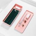 Deli Nusign Storage Box / Kotak Pensil Warna Pastel Anti Air NS024