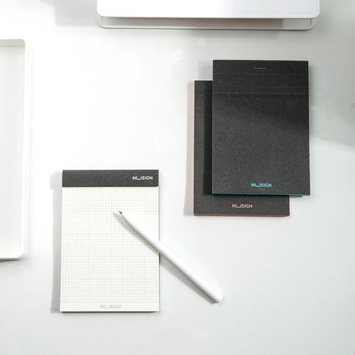 Deli Nusign Notes / Buku Catatan A6 70Lembar Cover Hitam Metalik NS222