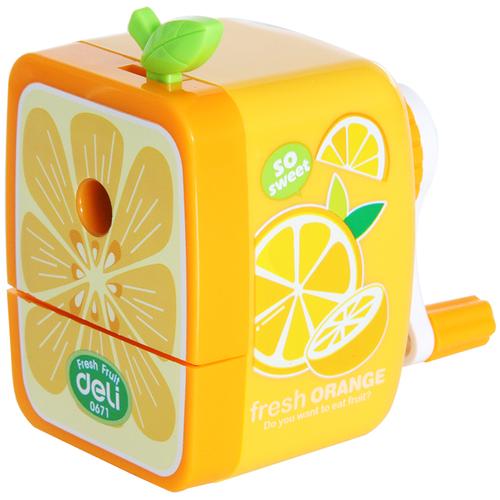 Deli Rautan Pensil Putar Series Buah Warna-Warni Random 0671