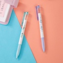 Deli School Gel Pen Pulpen Sekolah 0.35/0.38/0.5mm Tinta Warna Hitam