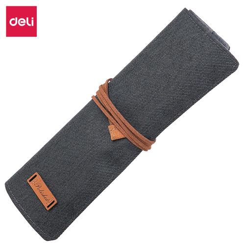 Deli Scroll Pencil Case Tempat Pensil Gulung Ukuran 20.5 x 10 cm 66852