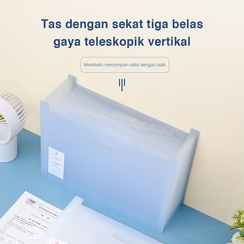 File Folder Document Bag Tas Dokumen File A4 isi 13 sekat 72580