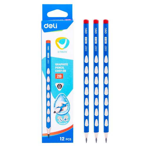 Deli Graphite Pencil Pensil Grafit 2B isi 12 pcs EC005-2B