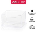 Deli Business Card Holder Tempat Kartu Ukuran 90 x 55 mm 7623