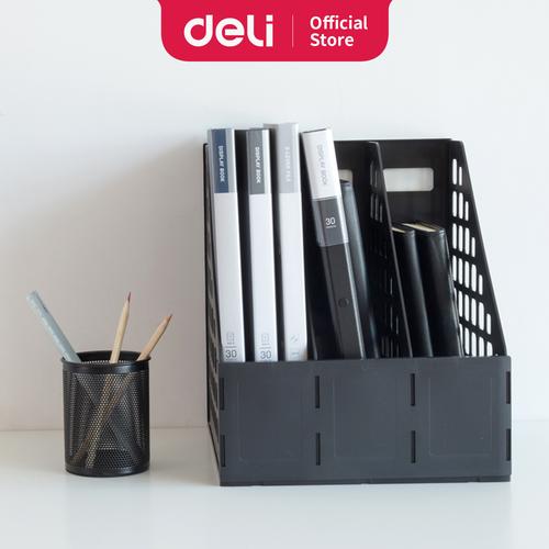 Deli Rak Kertas / File Berbahan Plastik Isi 3kotak/4kotak 78990/78991