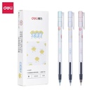 Deli Gel Pen Pulpen Gel warna Hitam 0.5mm A472