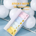 Deli index tab seri KAKAO 15X47mm/20 lembar 8pcs/Kemasan 25914