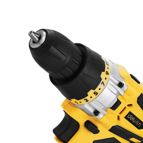 Deli Cordless Screwdriver / Mesin Bor 16V Tanpa Kabel 2 Baterai DL6263