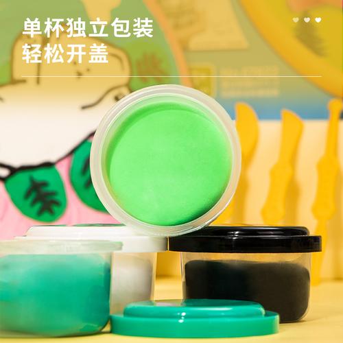 Deli Clay / Mainan Lilin 4Warna Bingkai Bulat Dapat Pisau Pulpen 6782X