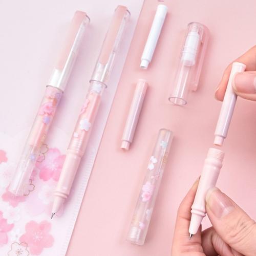 Deli Roller Pen / Pulpen Roller Dengan Refill 6pcs Gambar Sakura A938