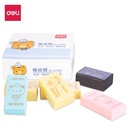 Deli Eraser / Penghapus PVC 1 Box Isi 12pcs Hasil Bersih 4 Warna 33099