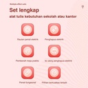Deli Set Elektrik Rautan Penghapus Vacuum Pensil 5 In 1 33303