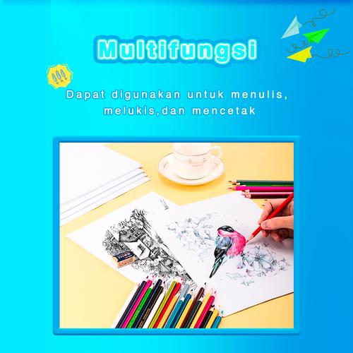 Deli Copy Paper/Kertas Print A4 70g Isi 100Lmbr Kualitas Premium 73380