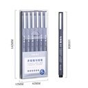Deli Pigment Liner / Spidol Dengan 6 Pilihan Ketebalan S573