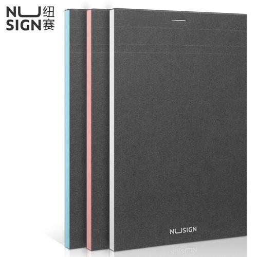 Deli Nusign Notes / Buku Catatan A6 70Lembar Cover Hitam Metalik NS222