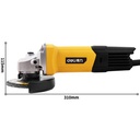 Deli Angle Grinder / Mesin Gerinda 4 inch 760 W DL6372