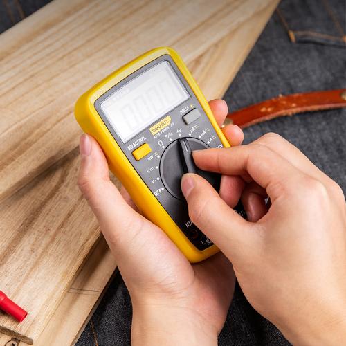 Deli Alat Ukur Arus Listrik Digital 600 V Ukuran Mini DL334002