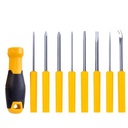 Deli Screwdriver Sets /Set Obeng 9 Pcs Chrome vanadium DL636009