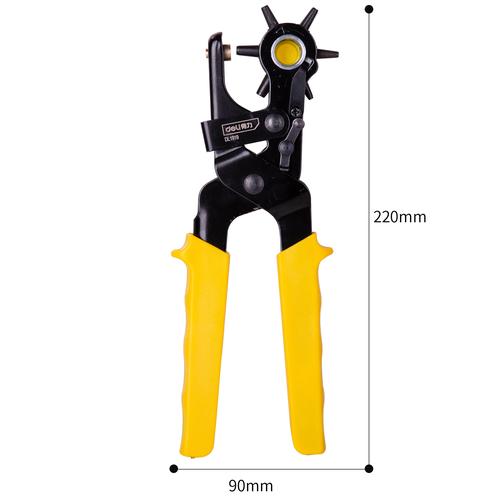 Deli Punch Pliers /Tang Pembolong 9inch Carbon +A3 Steel+PVC DL1919