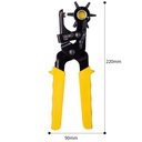 Deli Punch Pliers /Tang Pembolong 9inch Carbon +A3 Steel+PVC DL1919